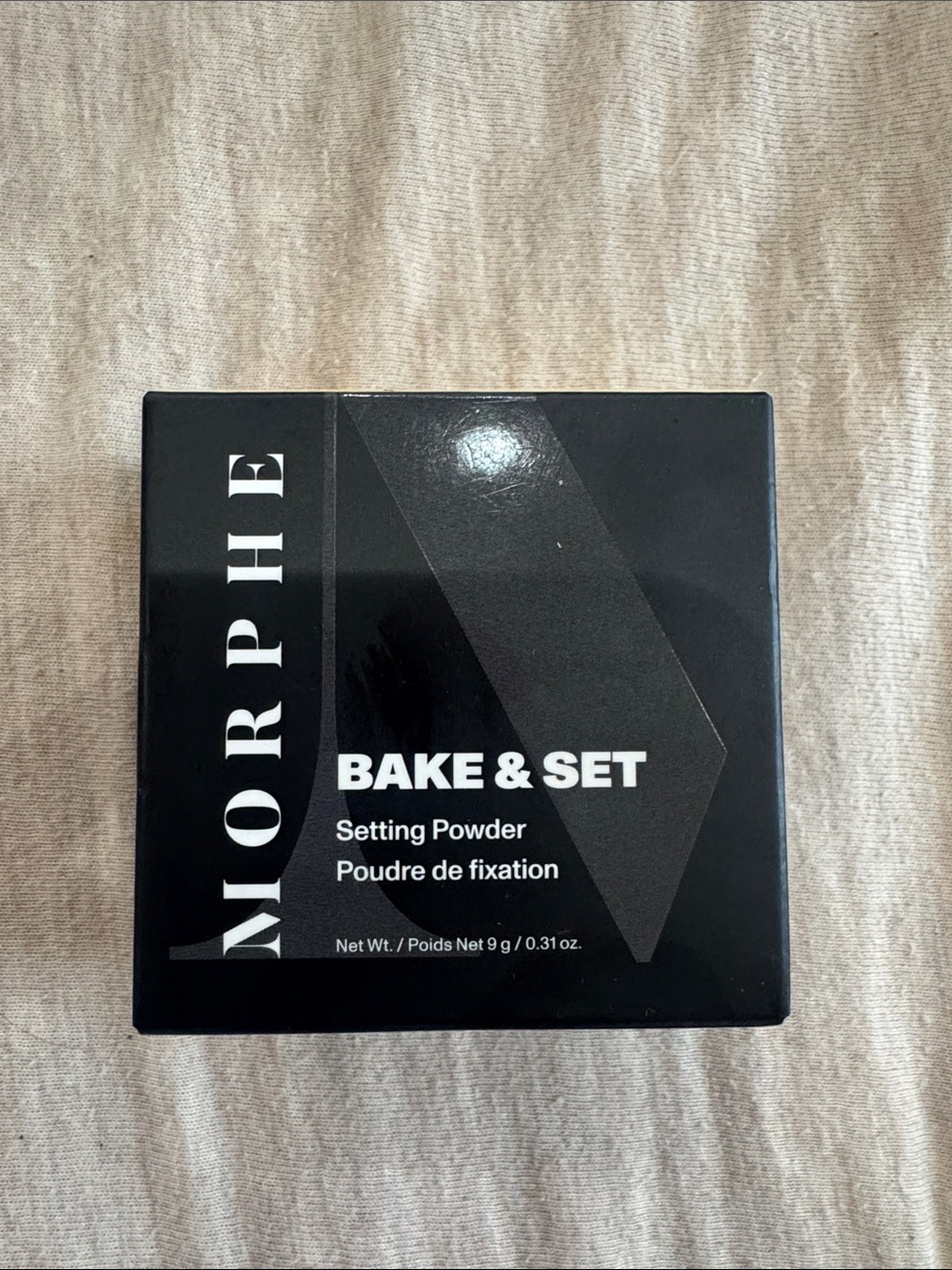 Morphe Bake & Set Setting Powder – Black Packaging